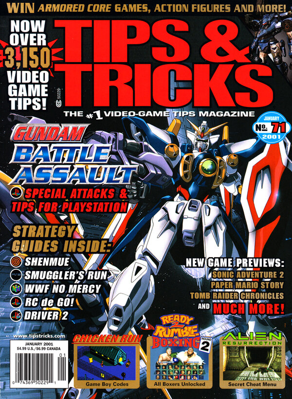Tips & Tricks Issue 071 (January 2001) cover